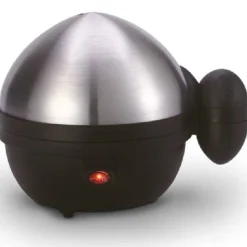 BOLLITORE VAPORE CUOCI UOVA ELETTRICO DA 1 A 7 COPERCHIO ACCIAIO SEGNALE ACUSTICO