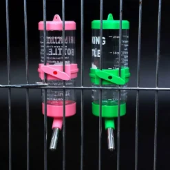 BORRACCIA CRICETI PICCOLI ANIMALI 125ML ACCIAIO PLASTICA DESIGN SFERA ANTIGOCCIA