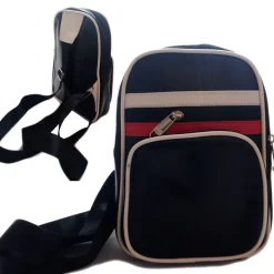 BORSA BORSELLO UOMO SIMIL-PELLE TRACOLLA PETTO MONO SPALLA MARSUPIO LAVORO 3048