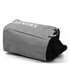 BORSA CESTO PORTA BIANCHERIA CONTENITORE BUCATO CON MANICI