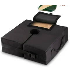 BORSA PER BASE OMBRELLONE DA GIARDINO STACCABILE QUADRATO AMPIA APERTURA MANIGLIE 020682