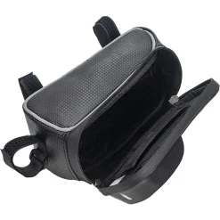 BORSA PER MANUBRIO TELAIO ANTERIORE PER BICI MOUNTAIN BIKE 20,5X8,2X8,2X10,3X3CM