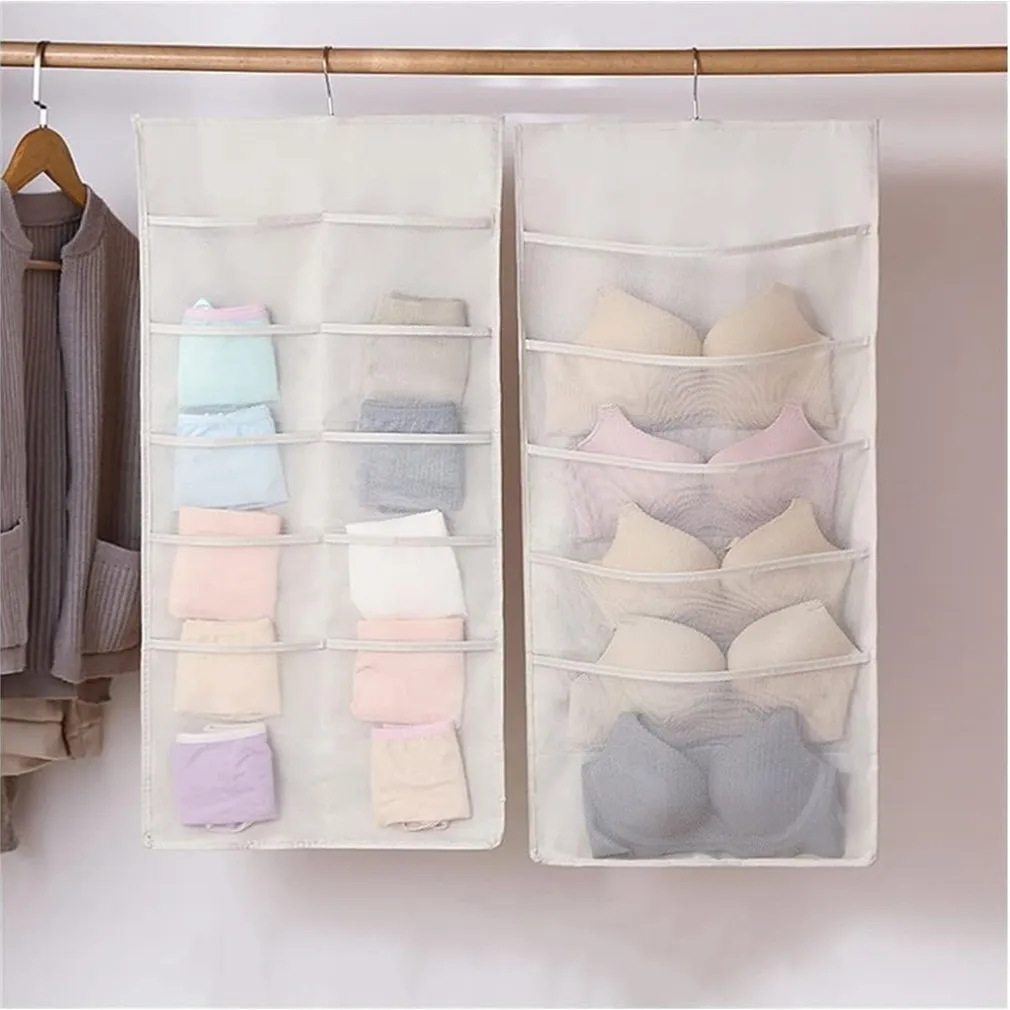 BORSA PORTAOGGETTI DA PARETE ORGANIZZATORE ARMADIO LAVABILE CON GANCIO METALLO 30 TASCHE