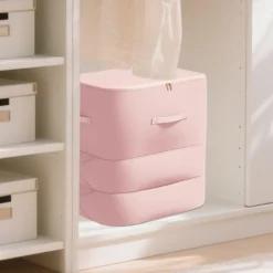 BORSA PORTAOGGETTI PER PIUMINO ORGANIZER A COMPRESSIONE CONTENITORE ANTIPOLVERE RESISTENTE