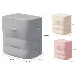 BORSA PORTAOGGETTI PER PIUMINO ORGANIZER A COMPRESSIONE CONTENITORE ANTIPOLVERE RESISTENTE