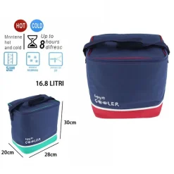 BORSA TERMICA 33.6 LITRI FRIGO BORSETTA SPIAGGIA MARE ESCURSIONE PIC NIC 8 ORE