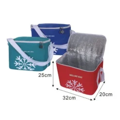 BORSA TERMICA 16 LT 32X20X25 CM FRIGO PORTA ALIMENTI PRANZO SPIAGGIA MARE 12835