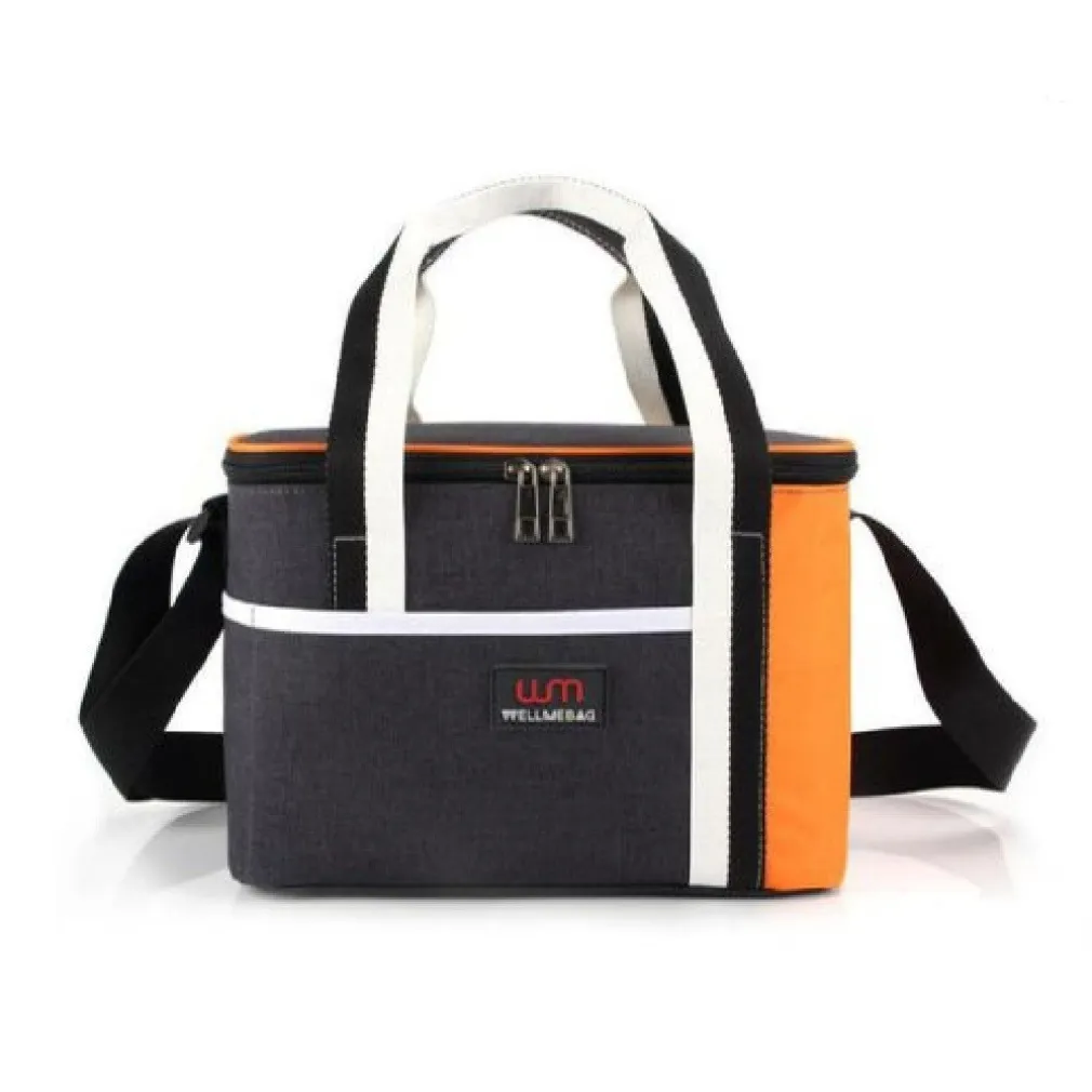 BORSA TERMICA BICOLOR 16 LT CON TRACOLLA 32X20X25 CM VIAGGI MARE CAMPEGGIO 15407