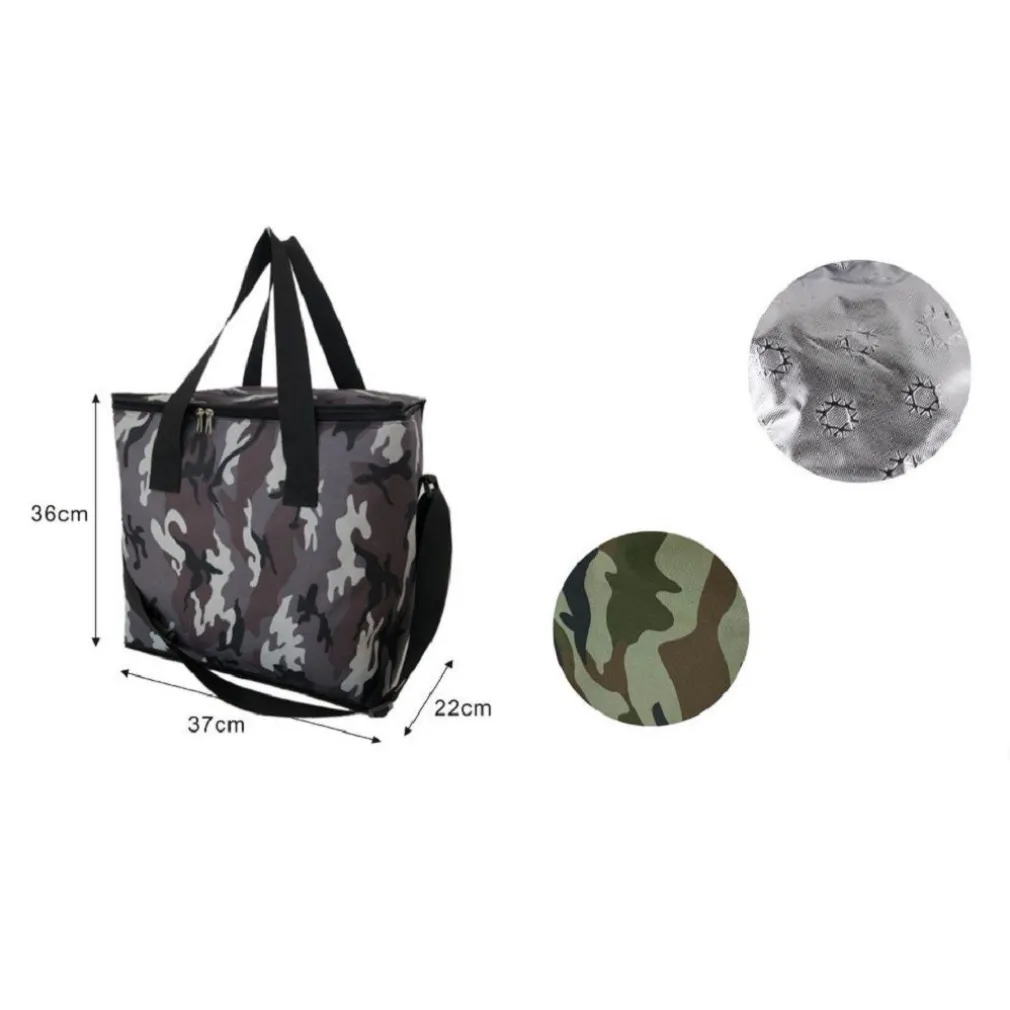 BORSA TERMICA FRIGO FANTASIA MILITARE 30LT 37X22X36CM MARE CAMPEGGIO PICNIC 12810