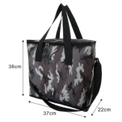 BORSA TERMICA FRIGO FANTASIA MILITARE 30LT 37X22X36CM MARE CAMPEGGIO PICNIC 12810
