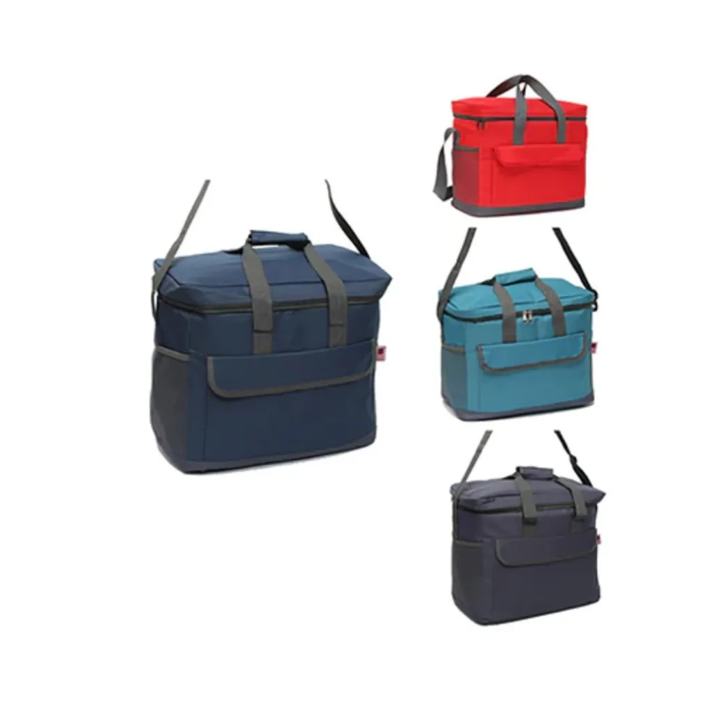 BORSA TERMICA PONZA 24LT. FRIGO SPIAGGIA VIAGGI 29X36X21CM 4 COLORI ASS. 087007