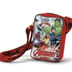 BORSA TRACOLLINA BORSETTA CON TRACOLLA REGOLABILE BAMBINO PVC AVENGERS