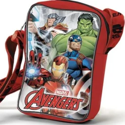 BORSA TRACOLLINA BORSETTA CON TRACOLLA REGOLABILE BAMBINO PVC AVENGERS