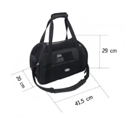 BORSA TRASPORTINO ANIMALI NOBLEZA CON PRESE D'ARIA 42 X 20 X 29 CM TAGLIA M
