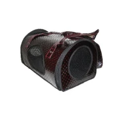 BORSA TRASPORTINO VINACCIA IN ECOPELLE PER CANE E GATTO OBLÒ PER RESPIRAZIONE