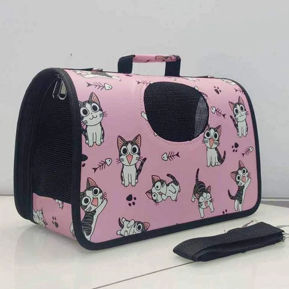 BORSA ZAINO PORTATILE PIEGHEVOLE VIAGGIO PER ANIMALI CANI GATTI A TRACOLLA TG.M