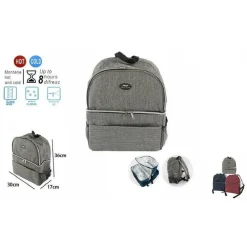 BORSA ZAINO TERMICO FRIGO CALDO FREDDO VIAGGI MARE 30 X 17 X 36 CM