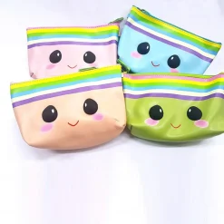 BORSETTA POCHETTE EMOJI FACCINA PORTAMONETE PORTA OGGETTI DOCUMENTI