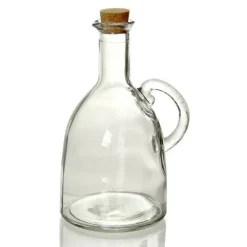 BOTTIGLIA AMPOLLA OLIERA ACETO TAPPO SUGHERO CON MANICO 580ML 19CM VETRO 775000