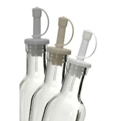 BOTTIGLIA OLIERA ACETO IN VETRO 250 ML 24 CM TAPPO VARI COLORI ASSORTITI 791147