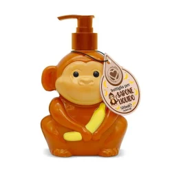 BOTTIGLIA PORTASAPONE SCIMMIA PER SAPONE LIQUIDO 500ML ACCESSORI SET DA BAGNO