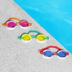 BOX 24 PZ OCCHIALI DA NUOTO PISCINA PER BAMBINI RAGAZZI 7+ ANNI DA 3 COLORI 30217