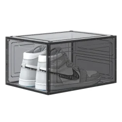 BOX CONTENITORE PER SCARPE CALZATURE SCATOLA PORTASCARPE INPILABILE 34X25X18.4CM 87649