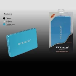 BOX ESTERNO PER HDD HARD DISK SATA 2,5 SSD DA USB 3.0 CUSTODIA ESTERNA SA-3.0A