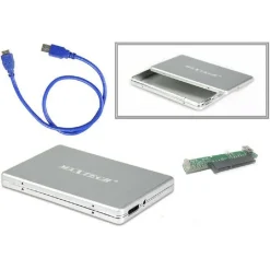 BOX ESTERNO PER HDD HARD DISK SATA 2,5 SSD DA USB 3.0 CUSTODIA ESTERNA SA-3.0A
