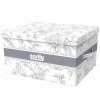 BOX PORTATUTTO SCATOLA CONTENITORE SALVASPAZIO ORGANIZER 35X30X20CM FANTASIA 87321