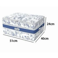 BOX PORTATUTTO SCATOLA SALVASPAZIO CONTENITORE ORGANIZER 51X40X24CM FANTASIA 87320