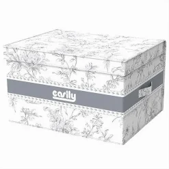 BOX PORTATUTTO SCATOLA SALVASPAZIO CONTENITORE ORGANIZER 50X40X25CM FANTASIA 87317