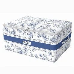 BOX PORTATUTTO SCATOLA SALVASPAZIO CONTENITORE ORGANIZER 35X26X20CM FANTASIA 87318