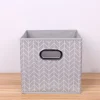 BOX SCATOLA SALVASPAZIO ARMADIO CONTENITORE PORTA OGGETTI ORGANIZER 25x25x25 CM