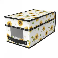 BOX SCATOLA SALVASPAZIO ARMADIO CONTENITORE PORTA OGGETTI ORGANIZER 18x31x15