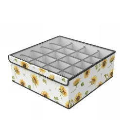 BOX SCATOLA SALVASPAZIO ARMADIO 20 CONTENITORI PORTA OGGETTI ORGANIZER 32x32x12