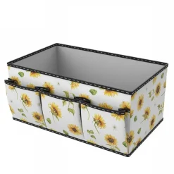 BOX SCATOLA SALVASPAZIO ARMADIO CONTENITORE PORTA OGGETTI ORGANIZER 25x15x12 CM