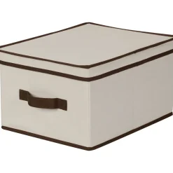 BOX SCATOLA SALVASPAZIO ARMADIO CONTENITORE PORTA OGGETTI ORGANIZER 60x40x30 CM
