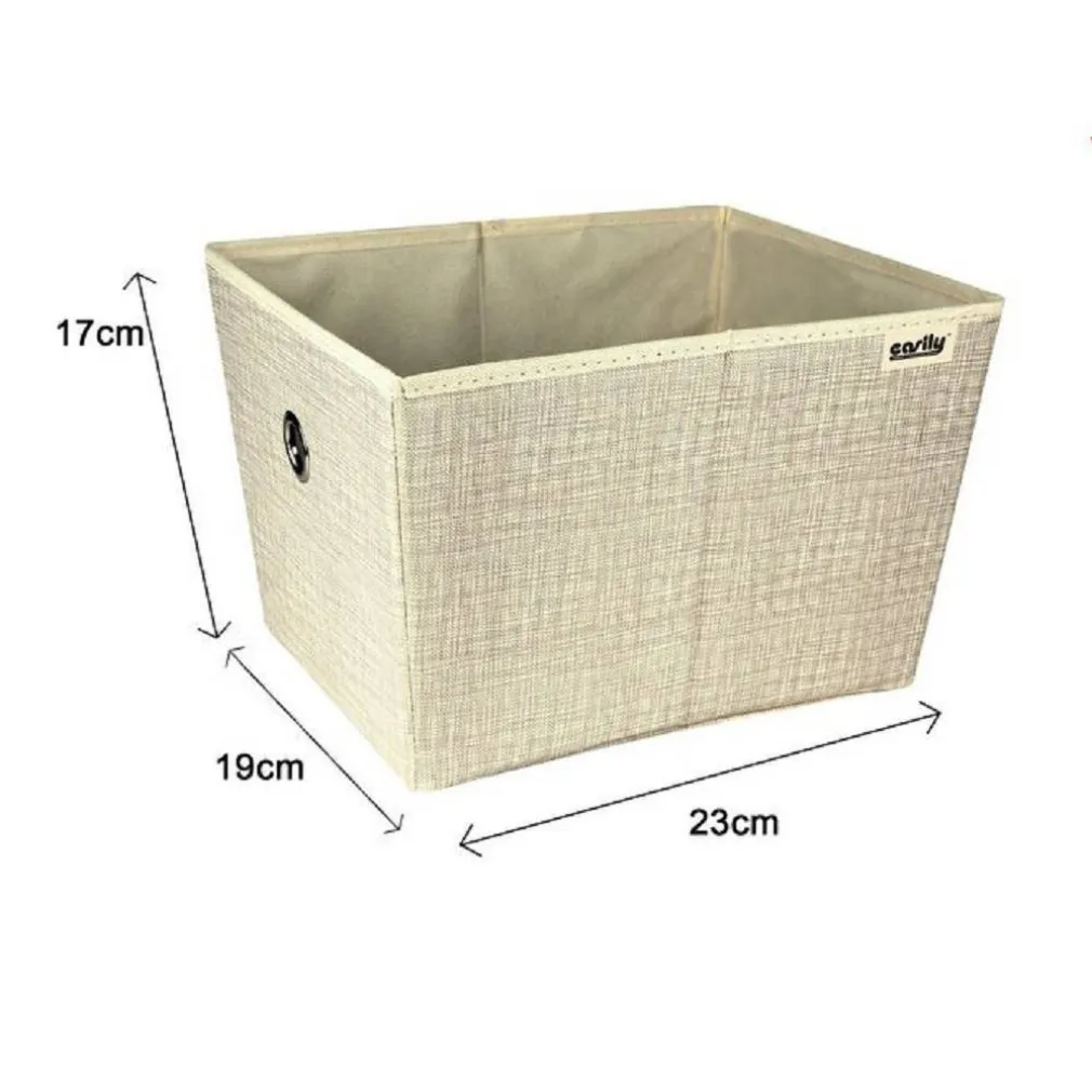 BOX SCATOLA SALVASPAZIO PORTATUTTO CONTENITORE ARMADI ORGANIZER 19X23X17CM 69724