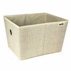 BOX SCATOLA SALVASPAZIO PORTATUTTO CONTENITORE ARMADI ORGANIZER 19X23X17CM 69724