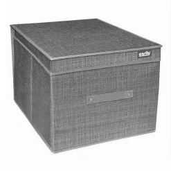 BOX SCATOLA SALVASPAZIO PORTATUTTO CONTENITORE ORGANIZER 25 X 40 X 30 CM 69694