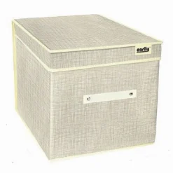 BOX SCATOLA SALVASPAZIO PORTATUTTO CONTENITORE ORGANIZER 25 X 40 X 30 CM 69694