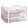 BOX SCATOLA SALVASPAZIO PORTATUTTO VESTITI ARMADIO ORGANIZER 50X40X28 CM 59981