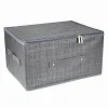 BOX SCATOLA SALVASPAZIO PORTATUTTO CONTENITORE ORGANIZER CERNIERA 79416 45X35X20CM