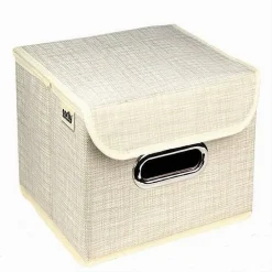 BOX SCATOLA SALVASPAZIO PORTATUTTO CONTENITORE ORGANIZER 25 X 25 X 25 CM 69691