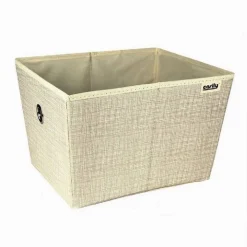 BOX SCATOLA SALVASPAZIO PORTATUTTO CONTENITORE ARMADI ORGANIZER 25X30X42CM 69726
