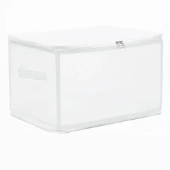 BOX SCATOLA SALVASPAZIO PORTATUTTO CONTENITORE ORGANIZER ARMADI 40X30X25CM 59974