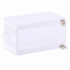 BOX SCATOLA SALVASPAZIO PORTATUTTO CONTENITORE ORGANIZER ARMADI 30X15X15CM 59970