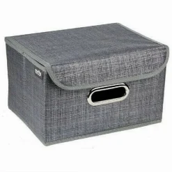 BOX SCATOLA SALVASPAZIO PORTATUTTO CONTENITORE ORGANIZER 26 X 20 X 16 CM 69692