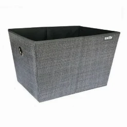 BOX SCATOLA SALVASPAZIO PORTATUTTO CONTENITORE ARMADI ORGANIZER 25X33X19CM 69725